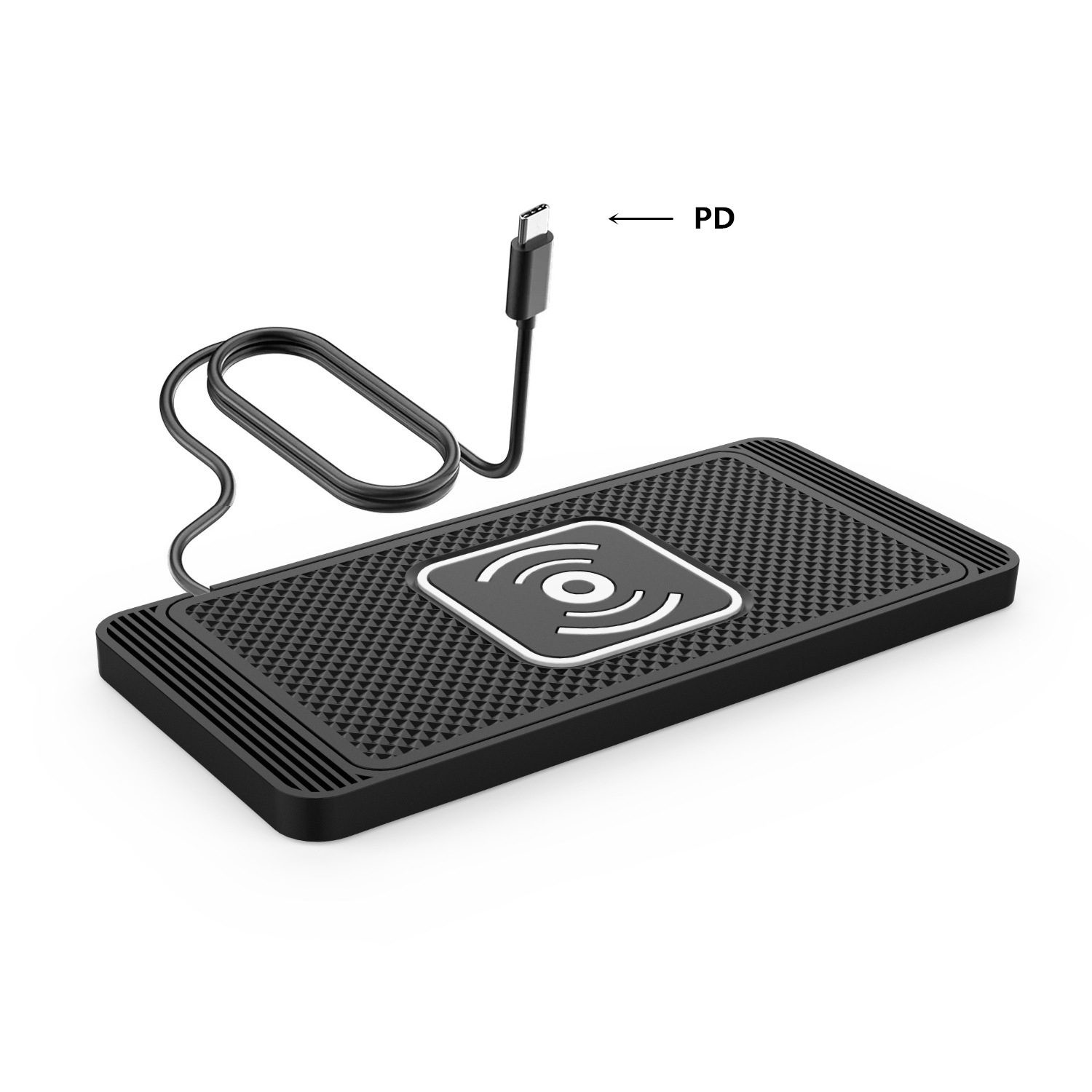 Car Wireless Charger for Iphone Samsung Xiaomi  Wireless Car Charging Silicone Non-slip Pad