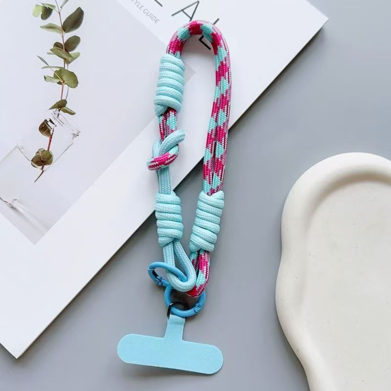 1Pc Cellphone Straps Hanging Cord Mobile Phone Lanyard Short Wrist Strap Charm Anti-lost Chain for Women Keychain Pendant