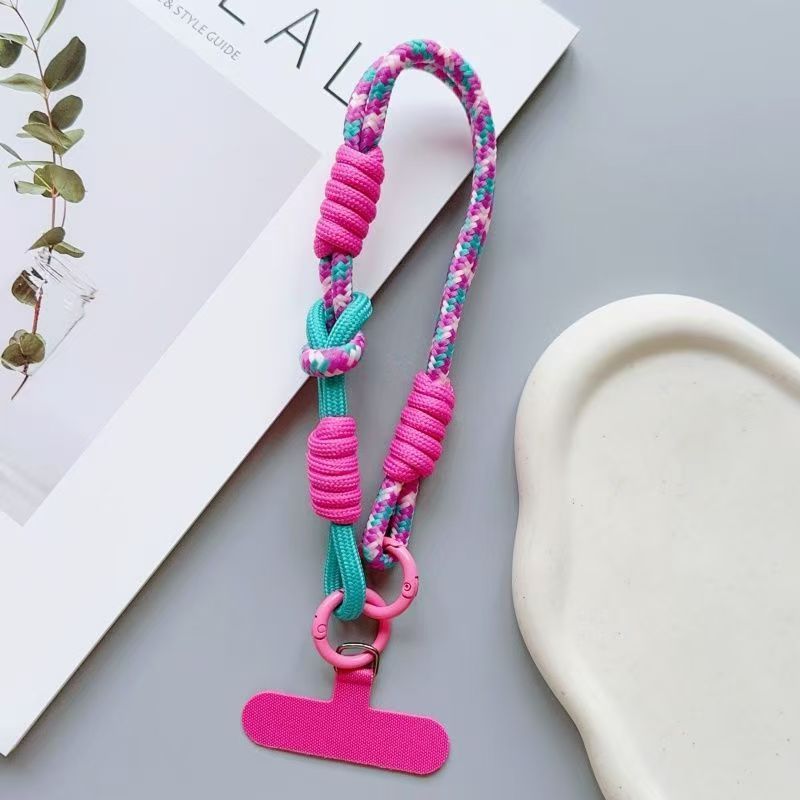 1Pc Cellphone Straps Hanging Cord Mobile Phone Lanyard Short Wrist Strap Charm Anti-lost Chain for Women Keychain Pendant