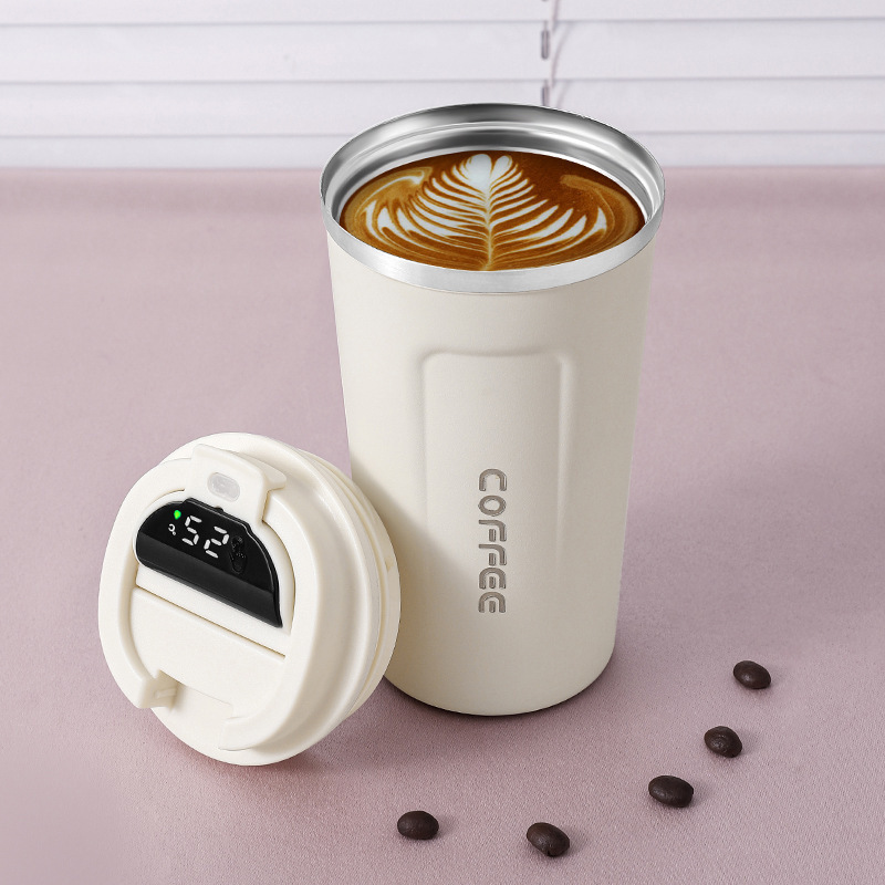 380/510ML Travel Stainless Steel Coffee Cup Thermal Mug Leak-Proof Thermos Bottle Tea Coffee Mug Vacuum Flask Insulated Cups Hot