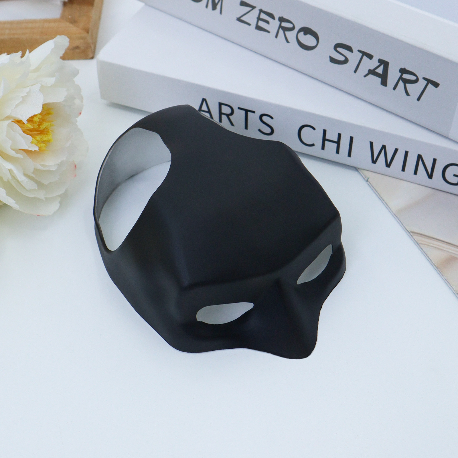 Cat Avenger Mask Black Bat Halloween Cosplay Hat Cat Funny Toys Cool Cat Masks Photos Props Pet Accessories