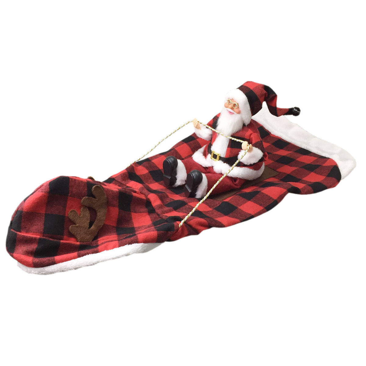Santa Dog Costume Pet Christmas Outfit Santa Rider Pet Cosplay Small Fit