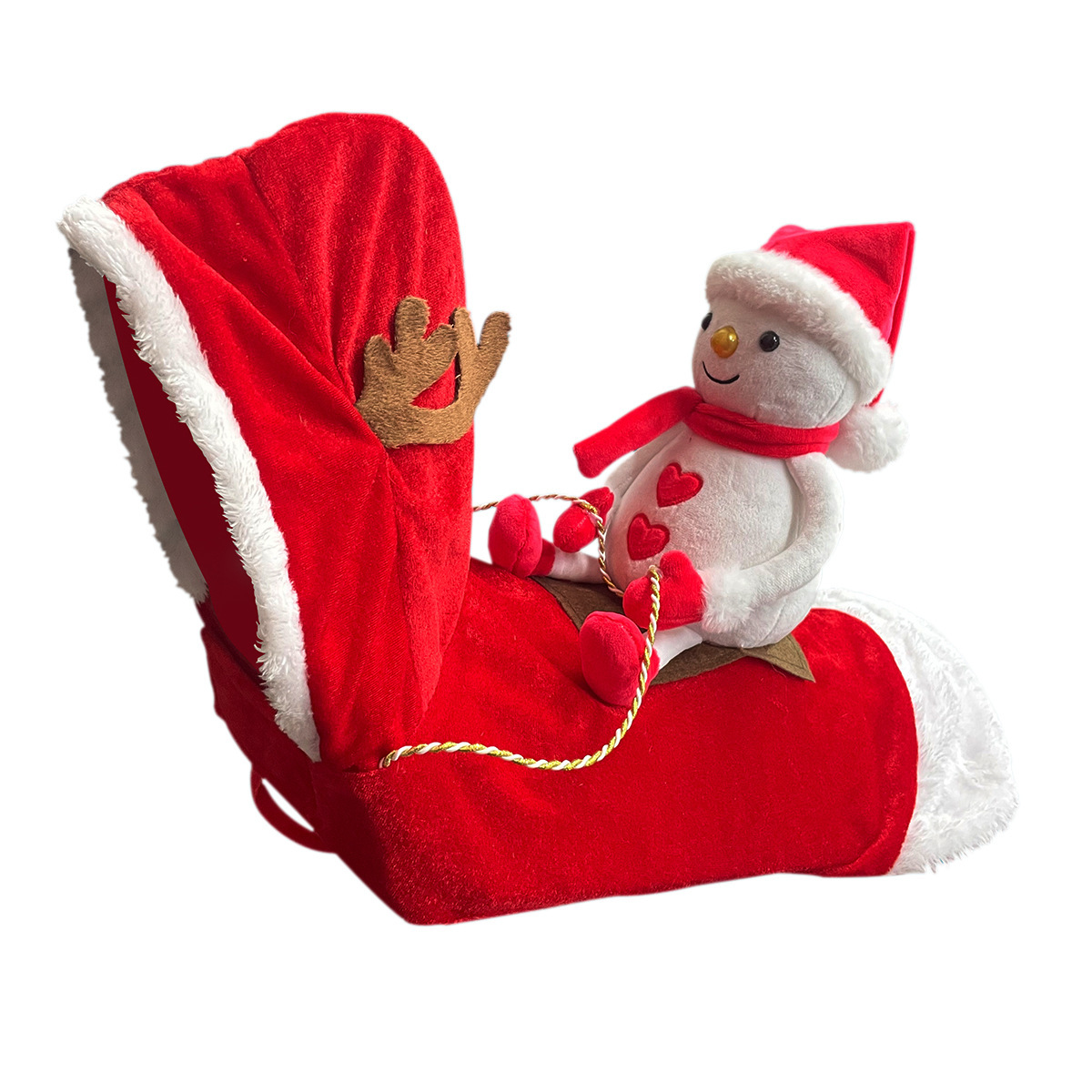 Santa Dog Costume Pet Christmas Outfit Santa Rider Pet Cosplay Small Fit