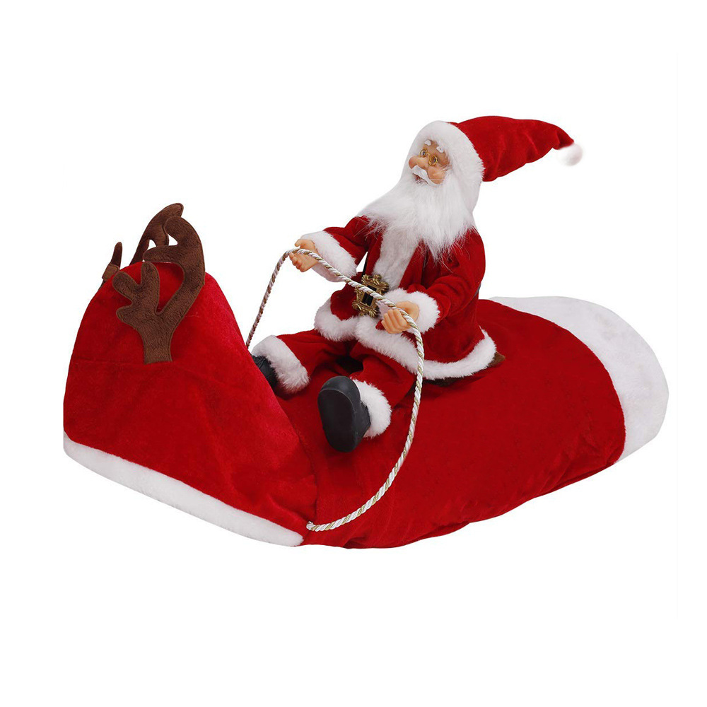 Santa Dog Costume Pet Christmas Outfit Santa Rider Pet Cosplay Small Fit