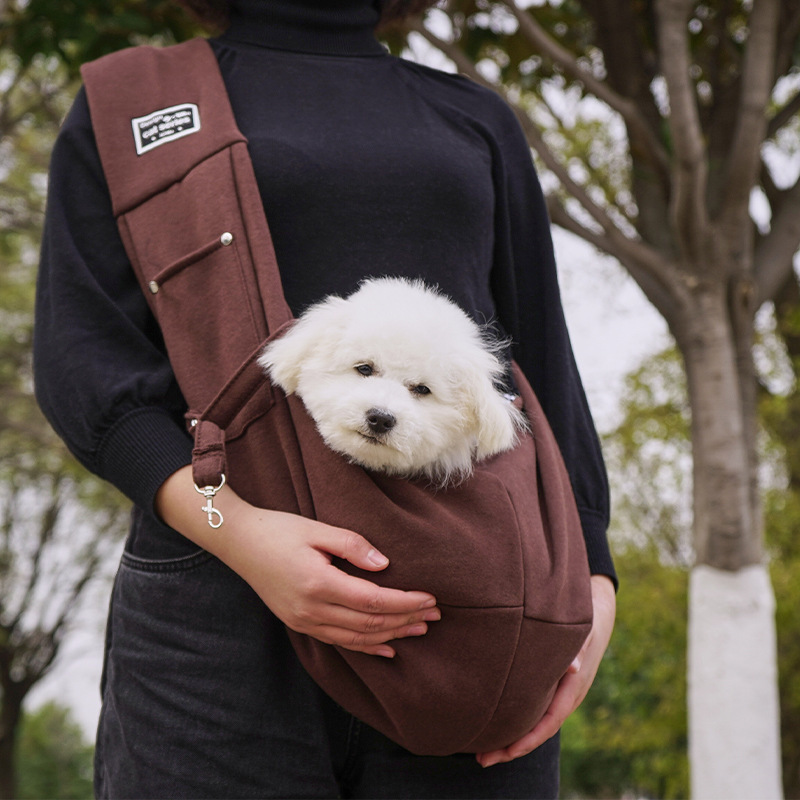Comfortable Dog Bag Pet Crossbody Shoulder Bag Outdoor Travel Portable Cat Puppy Sling Carrier Bag Pet Carrying Supplies