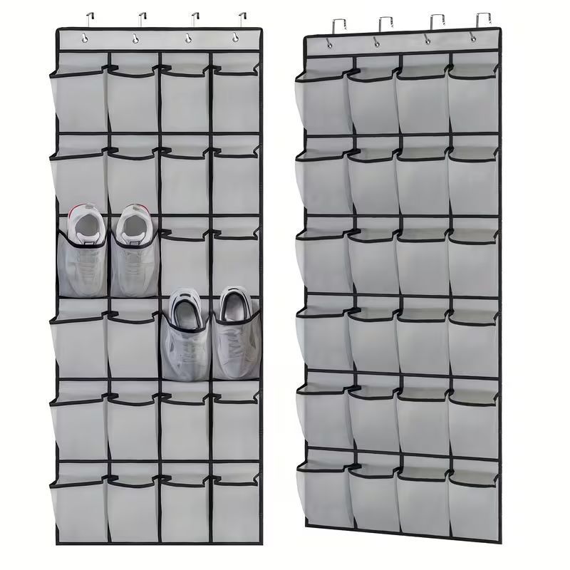 Hanging Organizer with 24/35 Mesh Large Pockets Door Shoe Rack Organizer Storage Bag