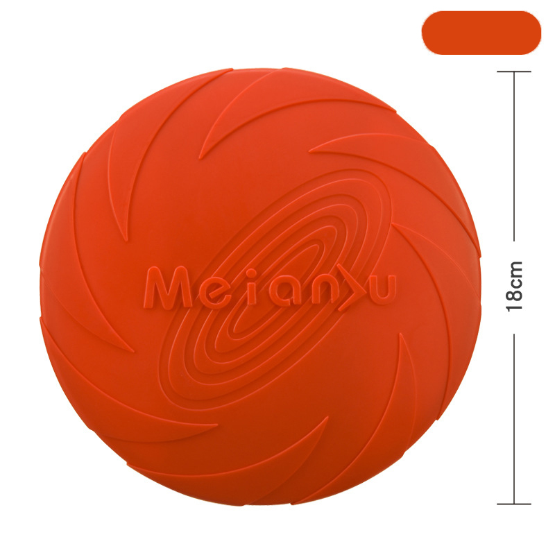 Dog Toys Silicone Flying Disc Fashion Multicolor Resistant Chew Toys Puppy Outdoor Game Trainning Interactive Supplies