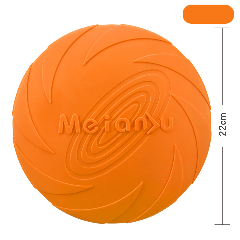 Dog Toys Silicone Flying Disc Fashion Multicolor Resistant Chew Toys Puppy Outdoor Game Trainning Interactive Supplies