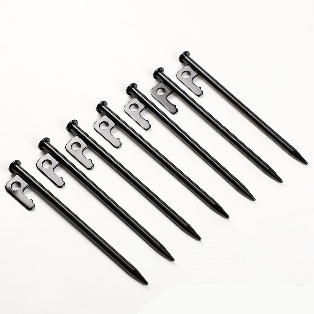 Tent Stakes Heavy Duty Steel Tent Pegs for Camping Unbreakable and Inflexible