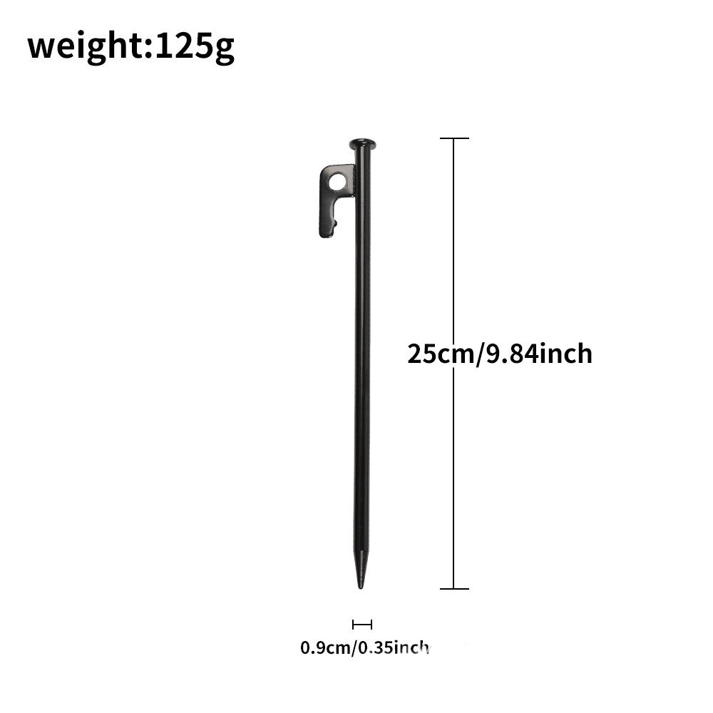 Tent Stakes Heavy Duty Steel Tent Pegs for Camping Unbreakable and Inflexible