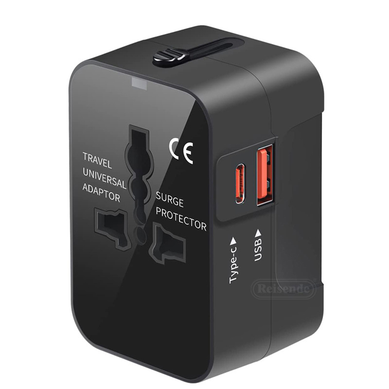 Travel Adapter Worldwide All in One Universal Power Plug Adapter Fast Charging