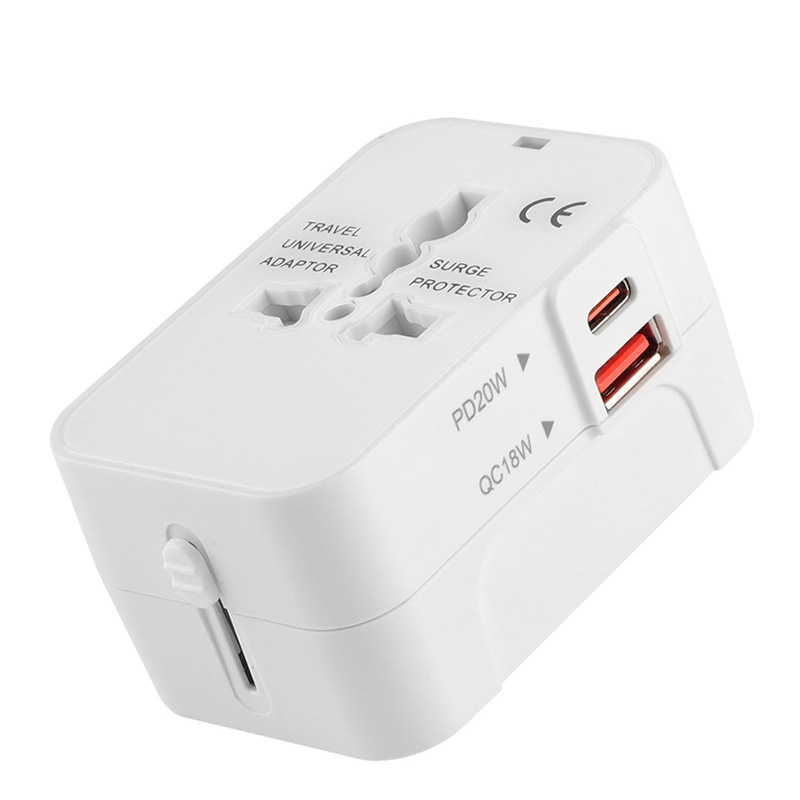 Travel Adapter Worldwide All in One Universal Power Plug Adapter Fast Charging