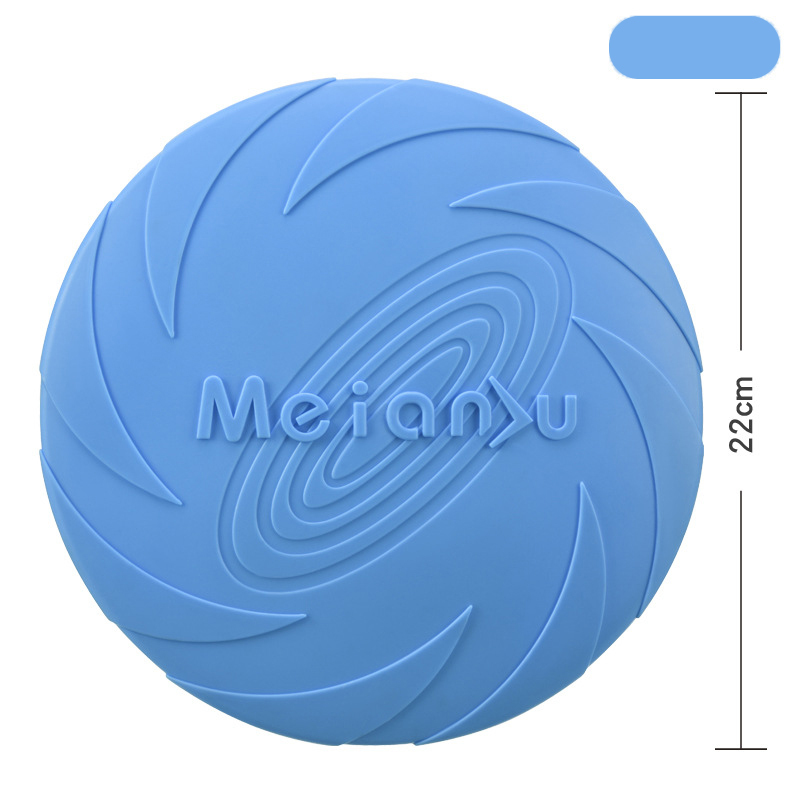 Dog Toys Silicone Flying Disc Fashion Multicolor Resistant Chew Toys Puppy Outdoor Game Trainning Interactive Supplies