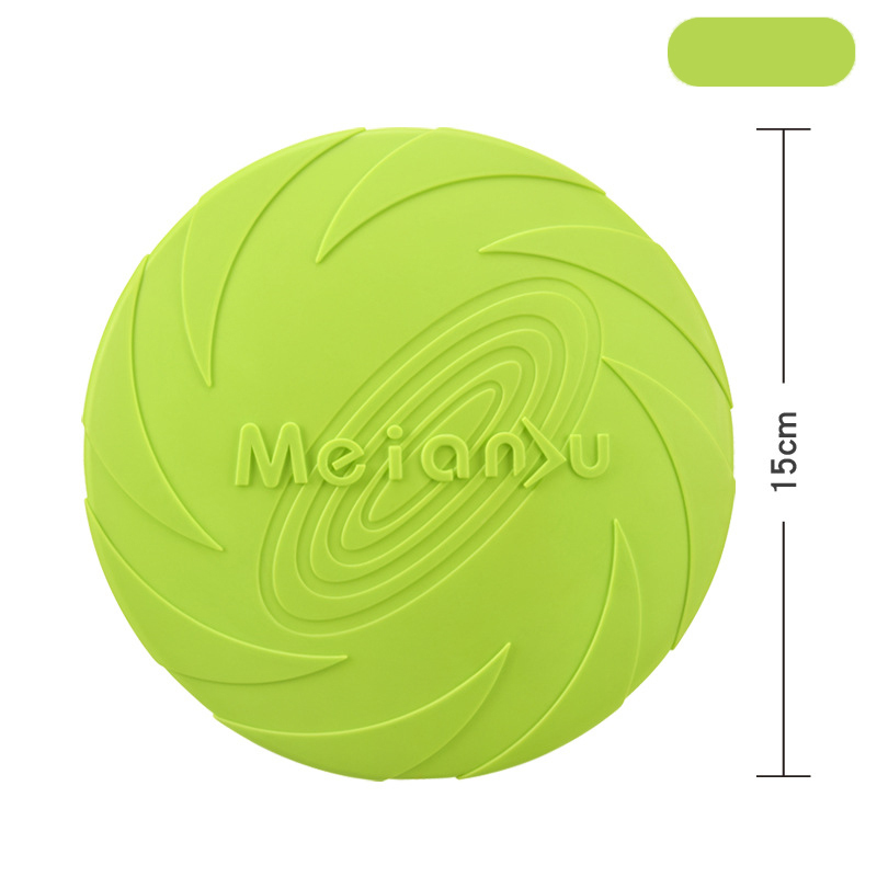 Dog Toys Silicone Flying Disc Fashion Multicolor Resistant Chew Toys Puppy Outdoor Game Trainning Interactive Supplies