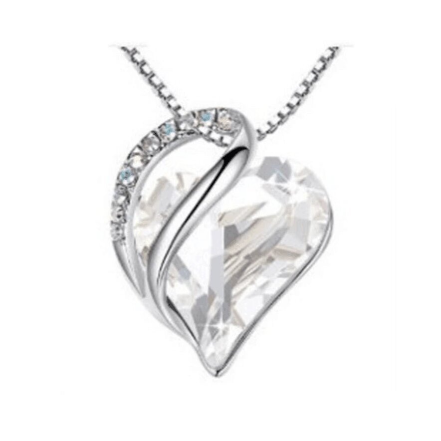 Necklaces Infinity Love Birthstone Heart Crystal Pendant Birthday Anniversary Jewelry for Women