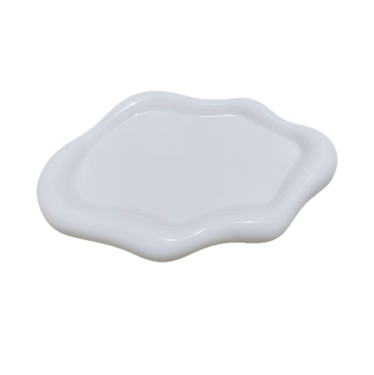 Jewelry Storage Tray Creative Cloud Shapes Plastic Trays Electroplated Jewelry Earrings Ring Display Plates Photo Props