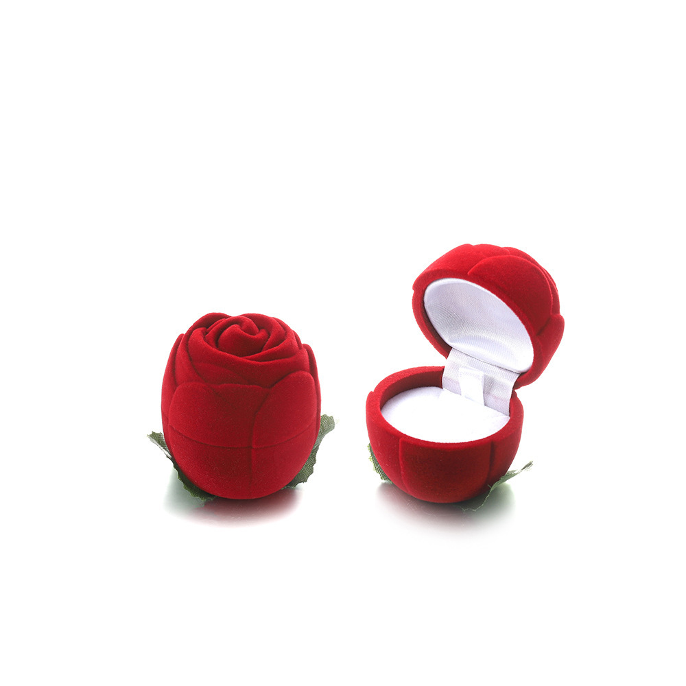 Creative Velvet Jewelry Box Mini Container Ring Box Earrings Rings Storage Box Small Accessories Display Gift Box