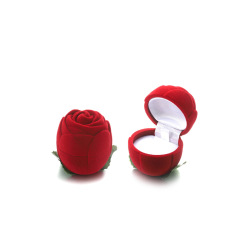 Red Rose with Leaves 23g