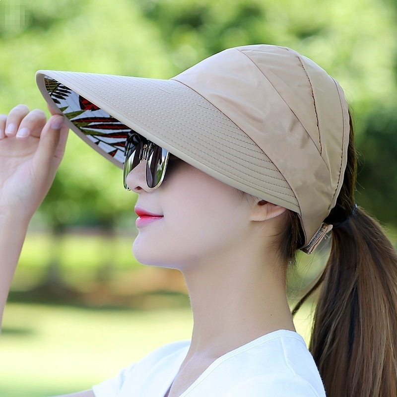 Sun Hats Wide Brim UV Protection Summer Beach Packable Visor