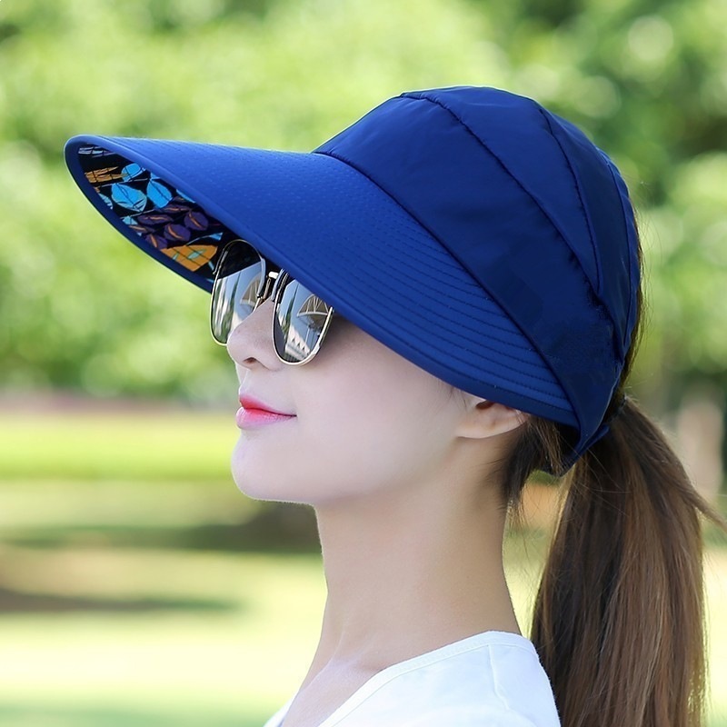 Sun Hats Wide Brim UV Protection Summer Beach Packable Visor