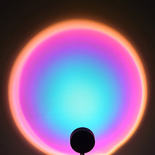 Sunset Lamp Projector Multicolor Changing LED Projection Lamps for Bedroom Photography Party Tiktok Live
