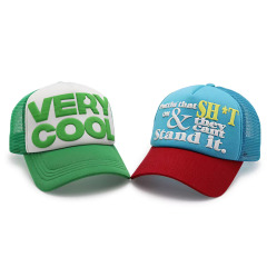 Custom Puff Printed Foam Trucker cap For Men And Women