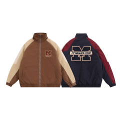 Chenille Embroidery Streetwear Letterman Varsity Jacket For Men