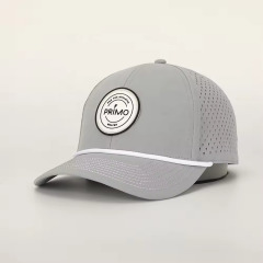 Polyester Unisex Baseball Cap with Woven Patch For Sports