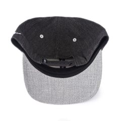 Demin 3D Embroidered & Side Flat Brim Snapback Cap