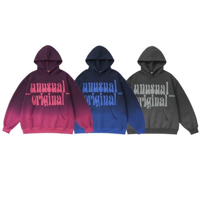 Custom 3D puff print hoodies sweatshirt