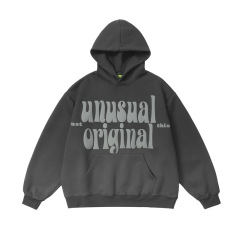Custom 3D puff print hoodies sweatshirt