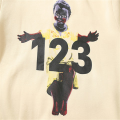 Custom hoodies with beige color Happy Crown Clothing