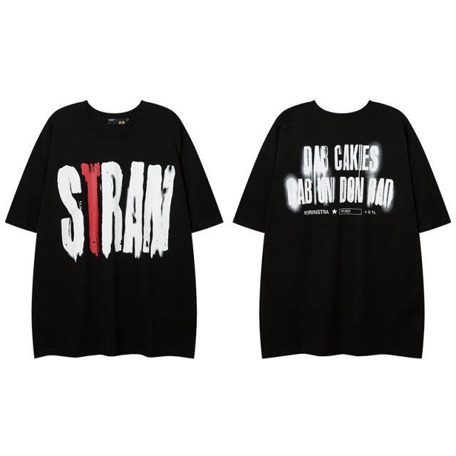 Custom white 95% COTTON 5% SPANDEX Tshirt