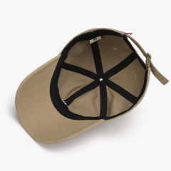 6 Panels Unstructured 100% Cotton With Flat embroidery Hat