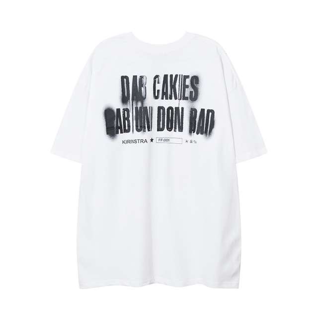 Custom white 95% COTTON 5% SPANDEX Tshirt