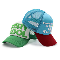 Custom Puff Printed Foam Trucker cap For Men And Women