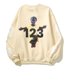 Custom hoodies with beige color Happy Crown Clothing