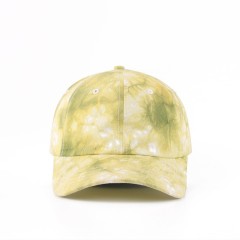 Unstructured Tie Die Dad Hat With 3D Embroidery