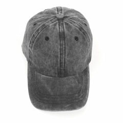 Custom Unstructured Distressed 6 Panel Washed cap