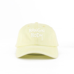 Dad Hat With Flat Embroidery & 100% Cotton