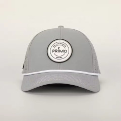 Polyester Unisex Baseball Cap with Woven Patch For Sports