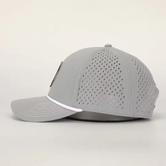 Polyester Unisex Baseball Cap with Woven Patch For Sports