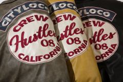 Black Jacket with embroider fasion style-HappyCrownClothing