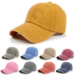 Custom Unstructured Distressed 6 Panel Washed cap