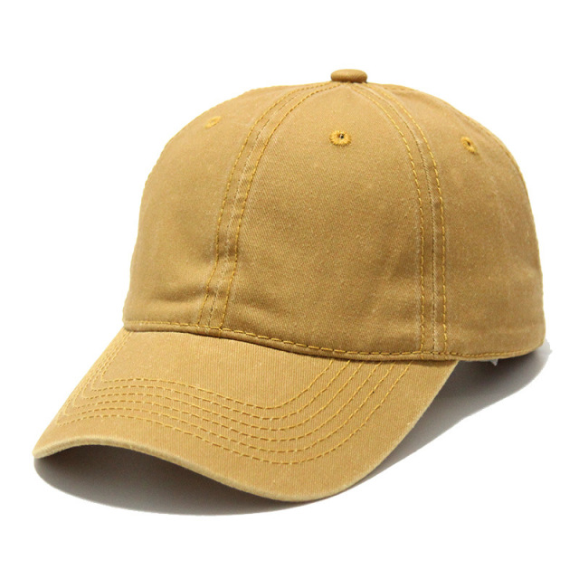 Blank Different colors Unstructured Washed Dad cap For Men and Women