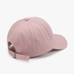 Pink Color 6 Panels Unstructured 100% CottonWith 3D Embroidery