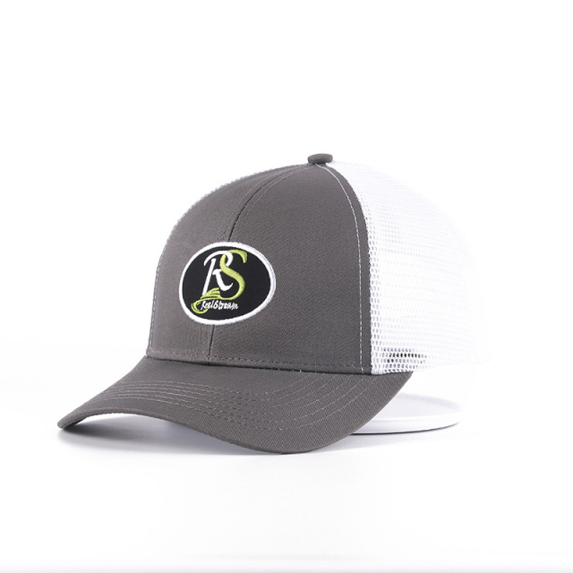 Curved Brim & Embroider Patch High Quality Trucker hat
