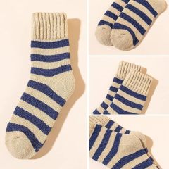 Mens Super Thick Wool Warm Socks - Soft Comfort Casual Crew Winter Socks