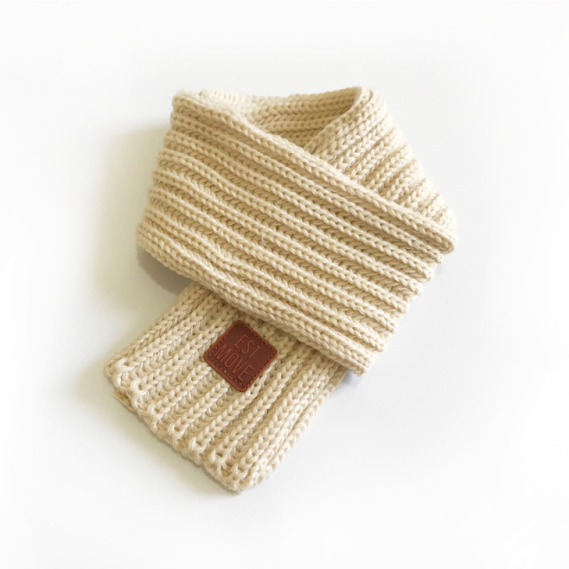 Adult scarf knitted scarf fashionable simple trendy women's short scarf