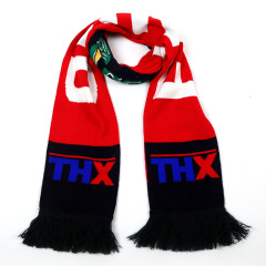 Jacquard logo Customized winter thickened warm scarf